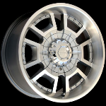 chrome rims, custom rims tuff silver